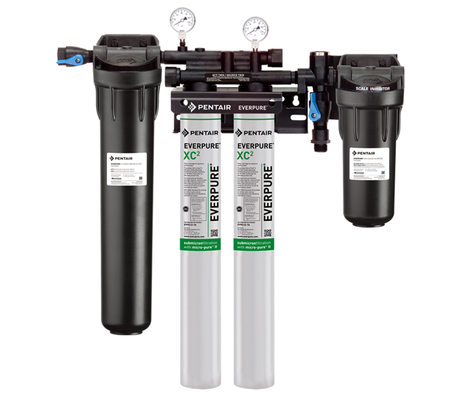 UF-02中空絲膜前置過濾 + Twin-XC² system+ NSI 水垢抑制器