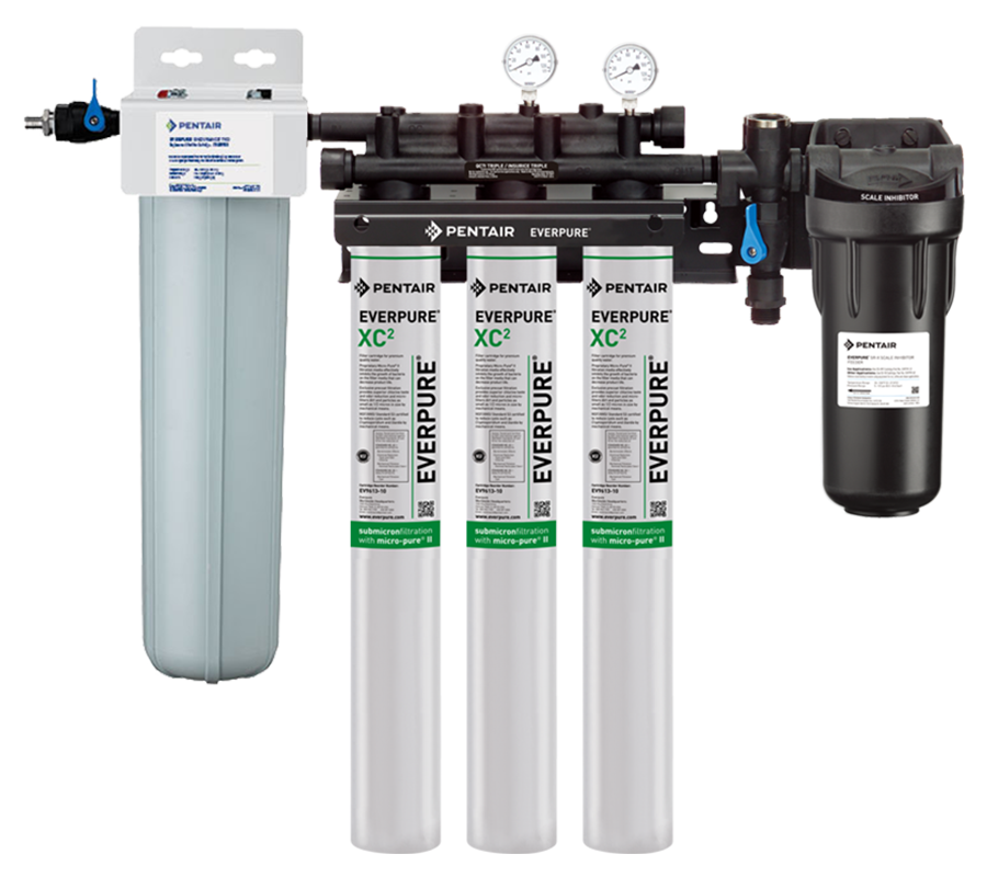 TKO亞微米精細過濾+ Triple-XC² system+ NSI 水垢抑制器