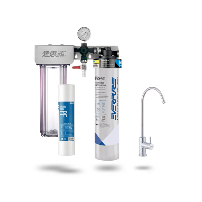 愛惠浦淨水器、濾水器產品 - PurVive® Duo-PBS400整合式淨水設備-雙管