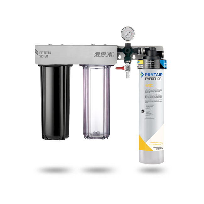 愛惠浦淨水器、濾水器產品 - PurVive® Trio-4DC整合式淨水設備-三管