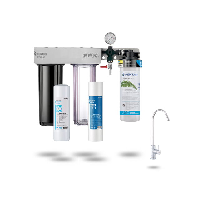 愛惠浦淨水器、濾水器產品 - PurVive® Trio-ADC整合式淨水設備-三管
