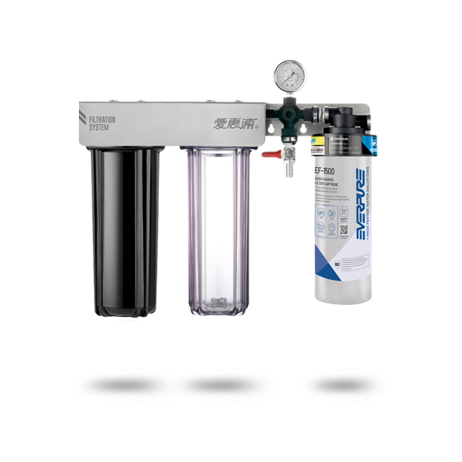 愛惠浦淨水器、濾水器產品 - PurVive Trio-EF1500整合式淨水設備-三管