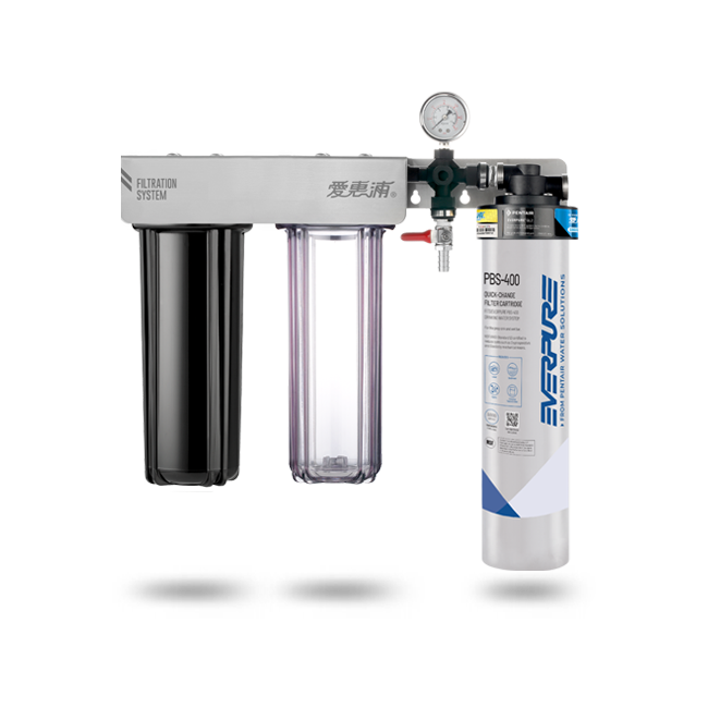 愛惠浦淨水器、濾水器產品 - PurVive® Trio-PBS400整合式淨水設備-三管