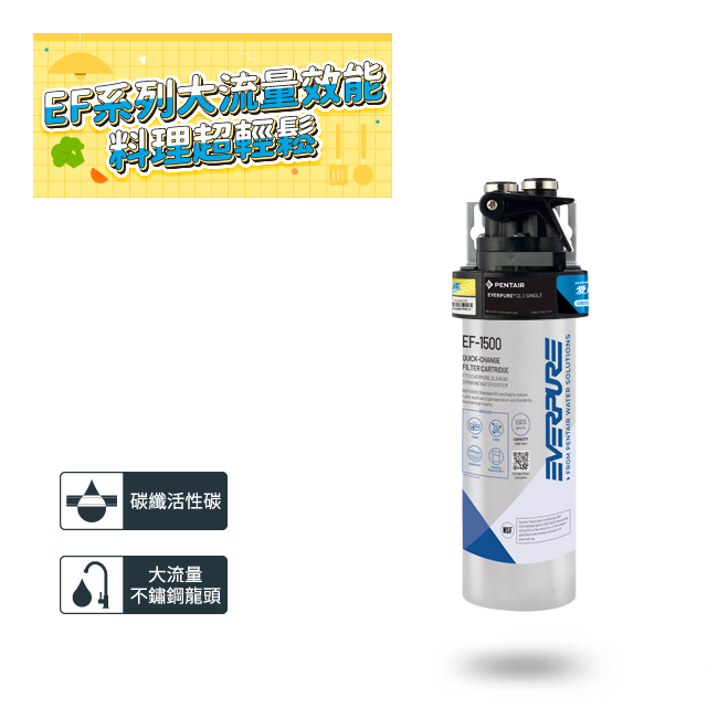 PurVive-EF1500淨水設備 濾水器淨水設備