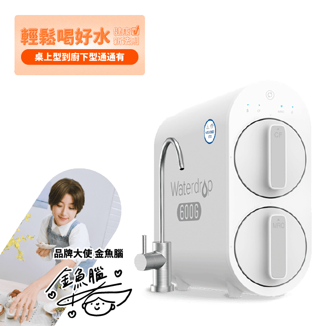 愛惠浦淨水器、濾水器產品 - Waterdrop G2P600 廚下直出RO淨水設備