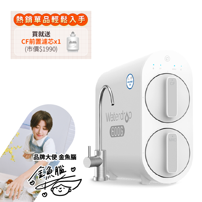 愛惠浦淨水器、濾水器產品 - Waterdrop G2P600 廚下直出RO淨水設備