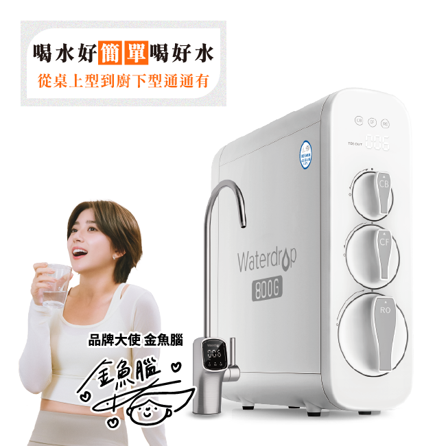 Waterdrop G3P800 廚下直出RO淨水設備 濾水器淨水設備